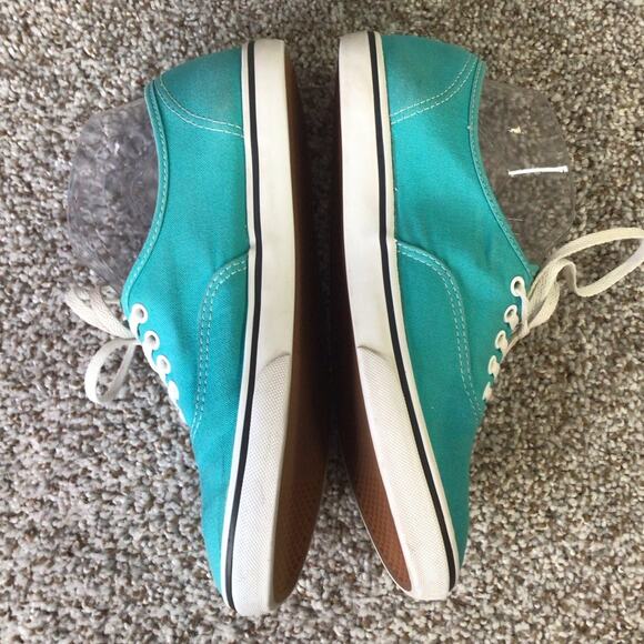 Vans sneakers women's size 8 Turquoise Blue - Picture 6 of 15